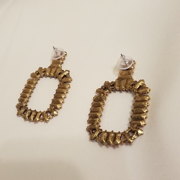 NWT Colorful rhinestone earrings - Picture 2 of 3